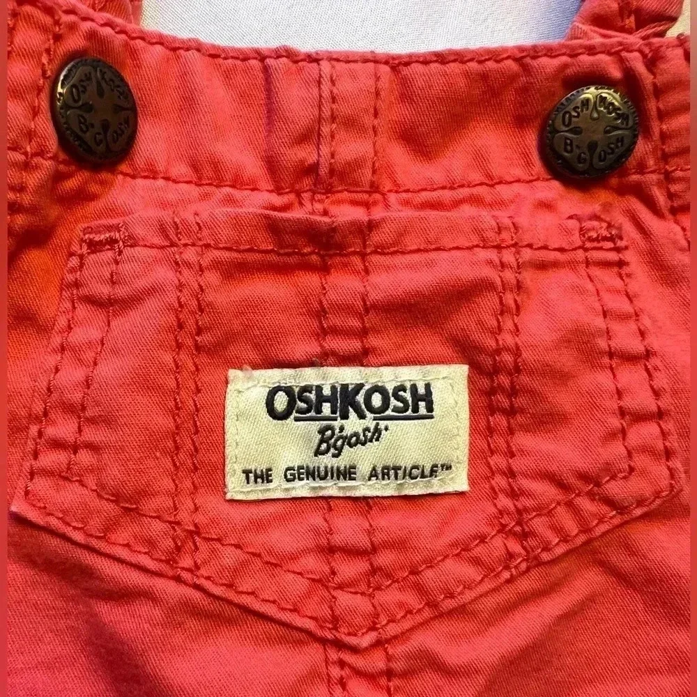 OSHKOSH B’gosh | Vestbak, baby girls overalls. Size: 6M